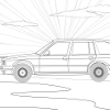 Kid's coloring: BMW